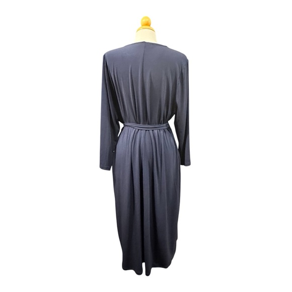Lane Bryant Women's Long Sleeve Dress - Dark Blue - Picture 2 of 9